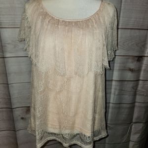 NY Collection SZ XL Lace EUC